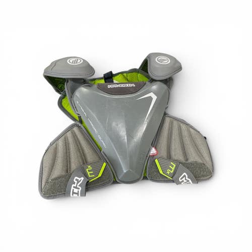 Used Maverik MX Lacrosse Shoulder Pads Grey MD 11735-S000364777