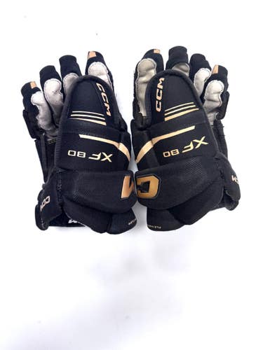 Used CCM TRACKS XF80 Junior Gloves Black 11" 11860-S000317262