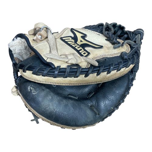 Used Mizuno PROSPECT POWER CLOSE BB/SB Catchers RH Throw Tan 31" 11735-S000370189