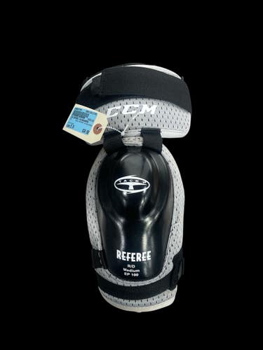 Used CCM REFEREE SHINGUARDS Senior Shin Guards Black 15" 11735-S000357394