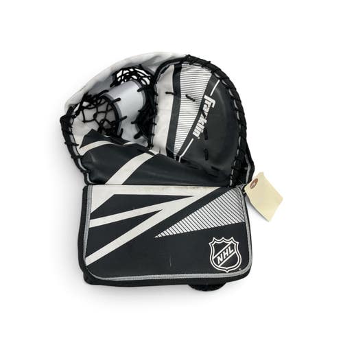 Used Franklin FRANKLIN NHL GOALIE GLOVE Senior Goalie Catcher Black 11735-S000369121