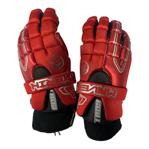Used Maverik CHILL Lacrosse Gloves Mens Red 13" 11735-S000363724