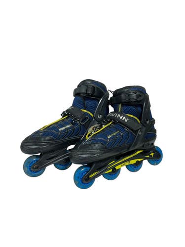 Used Schwinn ABEC 5 Junior Rec Fitness Skates Navy Blue Adjustable 11735-S000363602