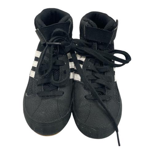 Used Adidas Wrestling Shoes Black Youth 12.0 11735-S000363077