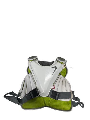 Used Maverik MAX Lacrosse Shoulder Pads White MD 11735-S000363016