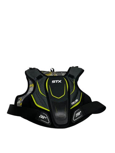 Used STX 200 STALLION + Lacrosse Shoulder Pads Black MD 11735-S000362852