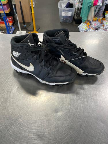 Used Nike AIR JORDAN SZ 3 BB/SB Cleats Black Junior 04 11735-S000370271