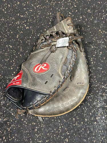 Used Rawlings PREMEIUM SERIES BB/SB Catchers RH Throw Black 32 1/2" 11337-S000499085