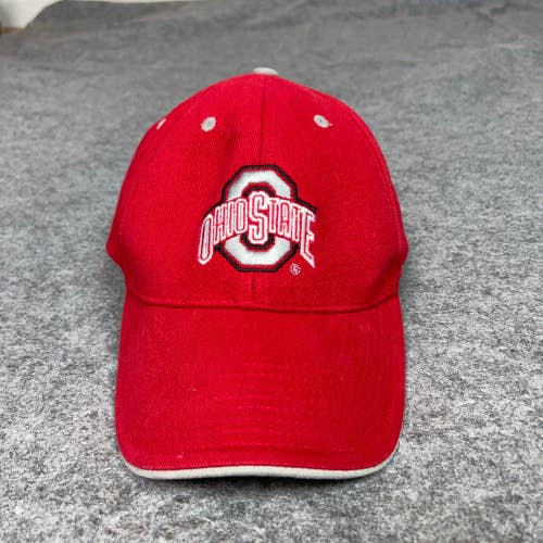 Ohio State Buckeyes Men Hat Strap Back Red Gray College Football NCAA Sports Cap