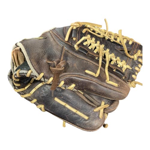 Used Mizuno GFN1151B1 BB/SB Glove RH Throw Brown 11 1/2" 11735-S000367565