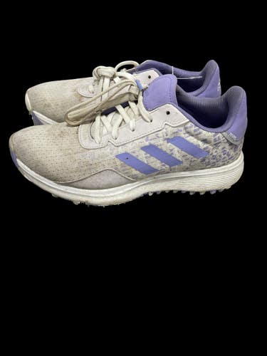 Used Adidas Womens Golf Shoes Purple Senior 5 11735-S000358281
