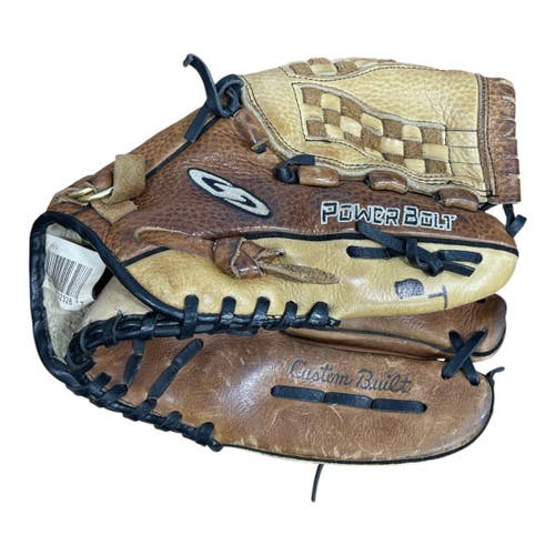 Used POWER BOLT BB/SB Glove RH Throw Brown 12" 11735-S000370192