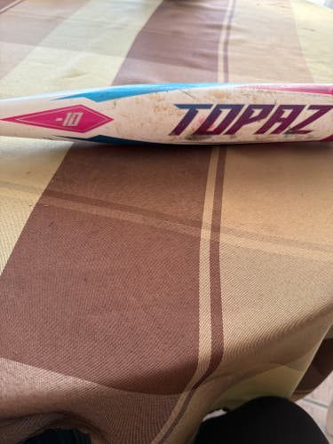 2012 Easton Topaz Alloy Bat (-10) 28 oz 28" (Used)