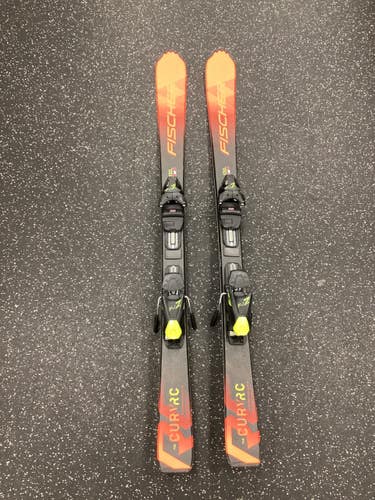Used Fischer THE CURV RC Boys DH Ski/Binding None 130 cm 11851-S000054089