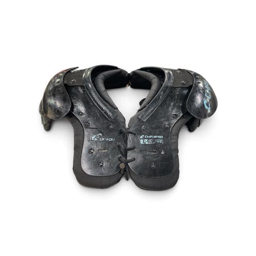 Used Champro SCORPION FB Shoulder Pads Black LG 11735-S000368878