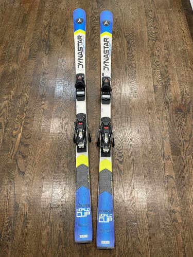 Dynastar WC GS skis 170 cm with Look bindings