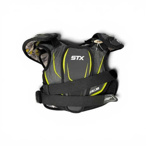 Used STX 200 STALLION + Lacrosse Shoulder Pads Black MD 11735-S000361571