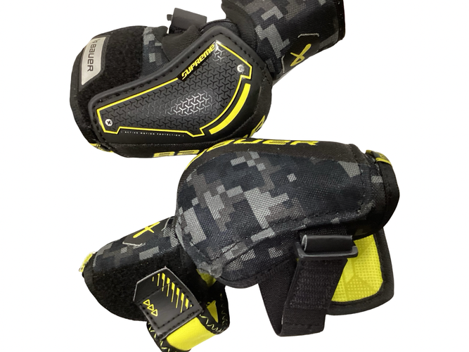 Used Bauer MACH SUPREME Youth Elbow Pads MD 11613-S000191774