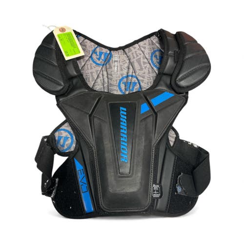 Used Warrior EVO Lacrosse Shoulder Pads Royal Blue SM 11735-S000355921