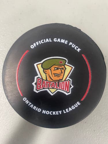 North Bay Battalion puck OHL 26/27 season