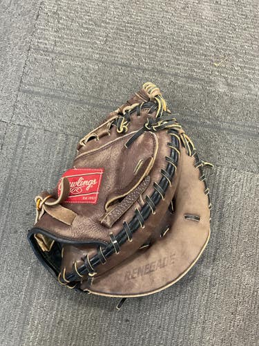 Used Rawlings RENEGADE SERIES BB/SB Catchers RH Throw Brown 32" 11614-S000245879