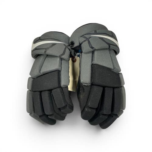 Used Nike LACROSSE GLOVES Lacrosse Gloves Junior Grey 16" 11735-S000361003