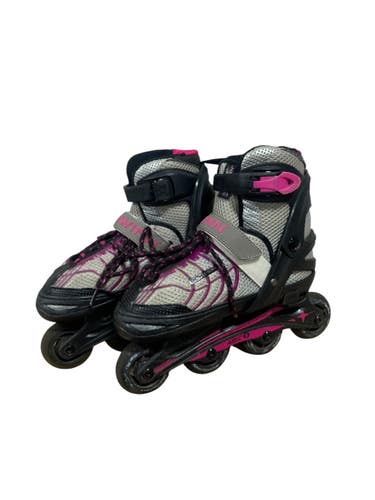 Used Schwinn ABEC 1-4 Junior Rec Fitness Skates Pink Adjustable 11735-S000366347