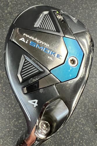 Used Callaway PARADYM AI SMOKE HL Mens Hybrid Club RH 4 Hybrid 11497-S000162486