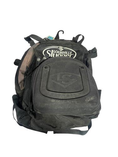 Used Louisville Slugger BACKPACK BB/SB Player Backpack Black 11735-S000366286