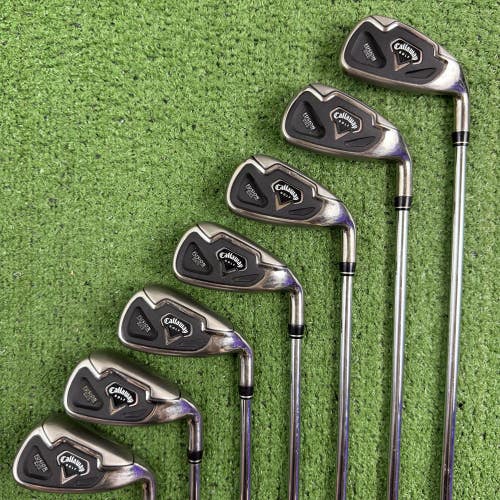 Callaway Fusion Wide Sole Iron Set 4-PW Nippon 990 Uniflex Steel