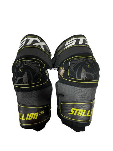 Used STX STALLION 100 Lacrosse Arm Pads/Guards Black MD 11735-S000362885
