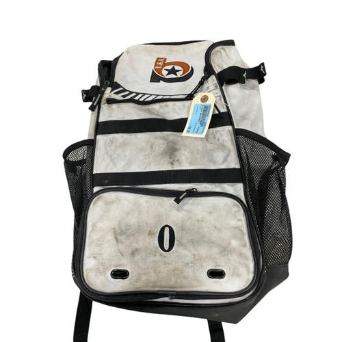 Used Mizuno BACKPACK BB/SB Player Backpack White 11735-S000360524