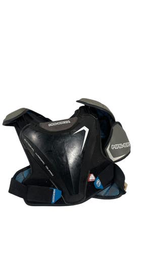 Used Maverik CHARGER Lacrosse Rib Pads Black SM 11735-S000359895