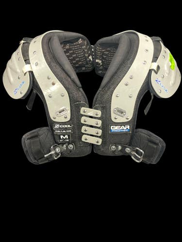 Used AIRTECH FB Shoulder Pads Grey LG 11735-S000349073
