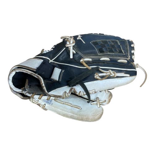 Used Mizuno GSP1201F3BK BB/SB Glove RH Throw Black 12" 11735-S000370390