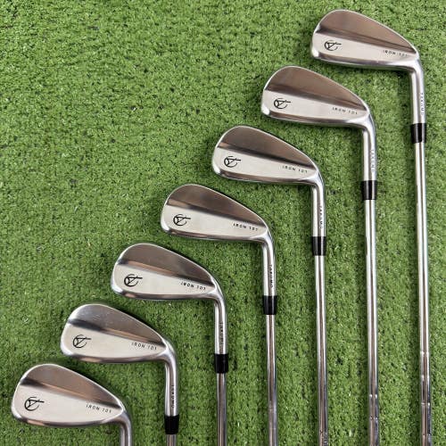 Takomo 101 Iron Set MKI 4-PW KBS Tour Lite Stiff Flex Steel Right Handed