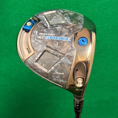 Callaway Paradym Ai Smoke Max 9 Driver HZRDUS GEN4 60g 6.5 Extra Stiff w/ HC