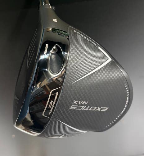 Tour Edge 2026 Exotics MAX Driver 9.0* Stiff Ventus Red 50g RH Used