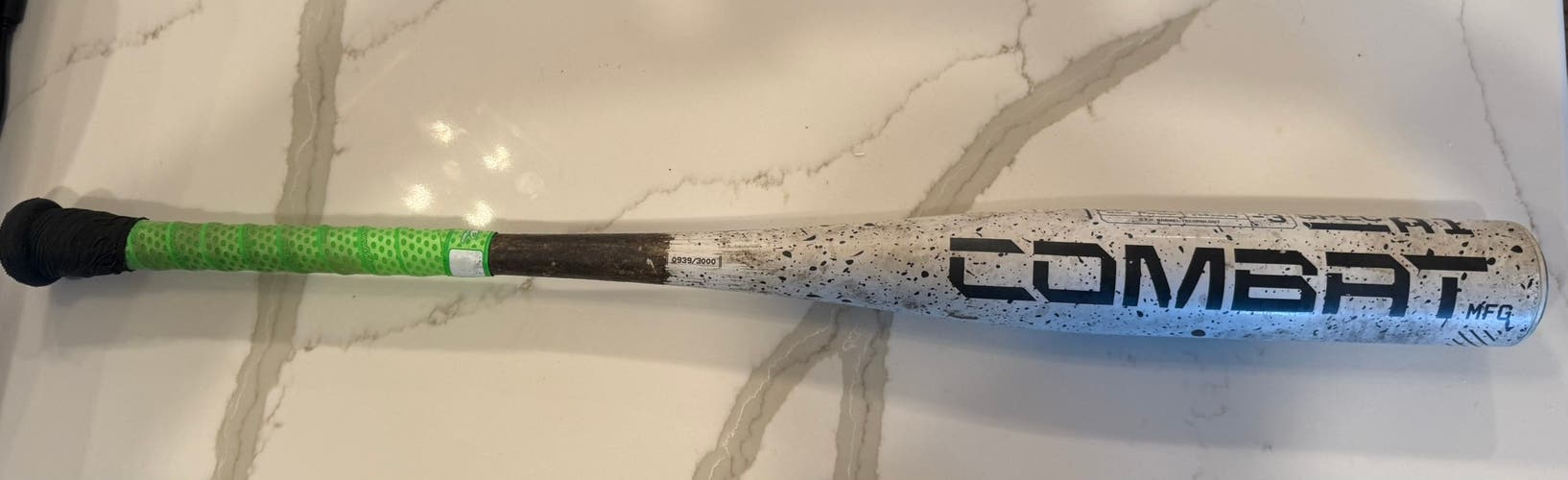 2025 Combat MFG Spec A1 Alloy BBCOR Certified Bat (-3) 29 oz 32" (Used)