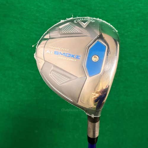 NEW Callaway Paradym Ai Smoke Max Fast 22 Fairway Wood 7 Diamana S+72 Stiff/HC