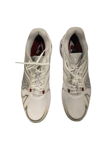 Used Under Armour LAX Cleats Mens White Senior 12 11847-S000039665