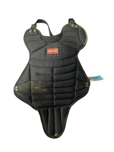 Used Rawlings CHEST PROTECTOR 7-9 Catchers Chest Protector Black Youth 11735-S000366035