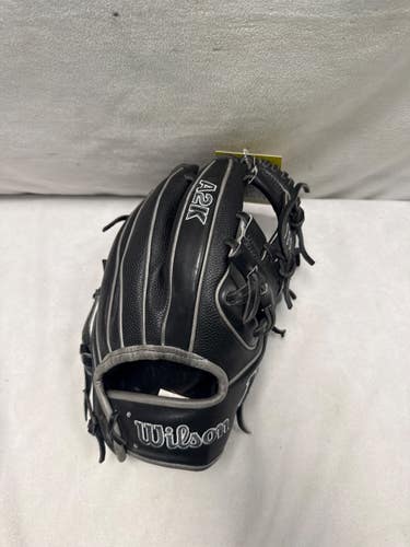 Used Wilson A2K 1786 PRO STOCK BB/SB Glove RH Throw Black 11 1/2" 11490-S000278434