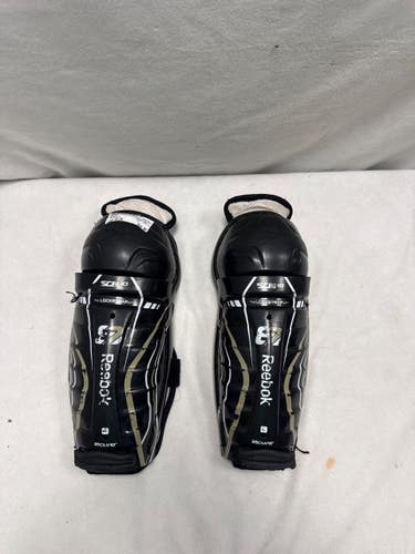 Used Reebok SC8710 Junior Shin Guards Black 10" 11490-S000278419