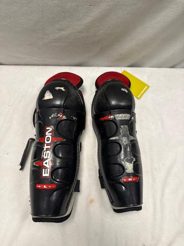 Used Easton STEALTH S3 Junior Shin Guards Black 10" 11490-S000278420