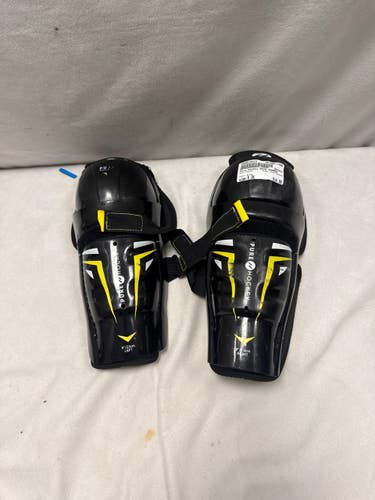Used Pure Hockey SHIN GUARDS Youth Shin Guards Black 9" 11490-S000278412