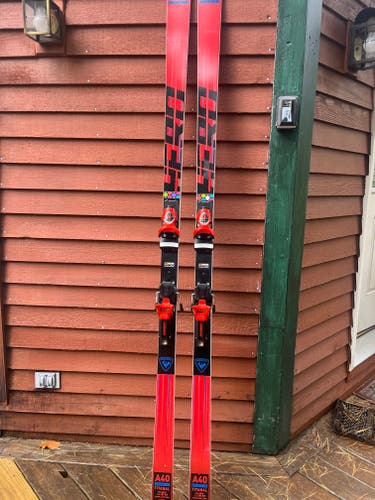 Women's 2023 Rossignol 182 cm Racing Hero Athlete GS Skis With Bindings Max Din 15 (Used)