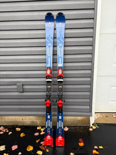 Dynastar Slalom 157 cm Racing Skis With Bindings Max Din 18 (Used)