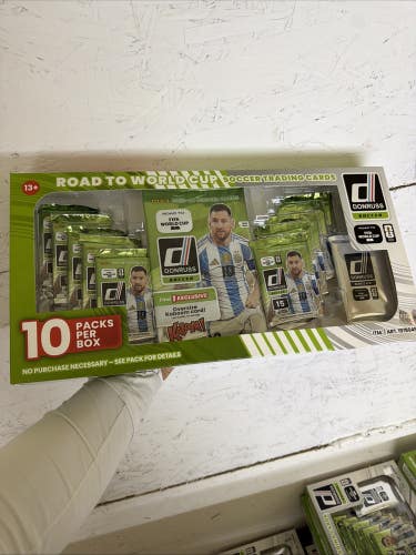 Panini 2025-26 Donruss Road to FIFA World Cup Soccer Box 10 Packs Costco Messi