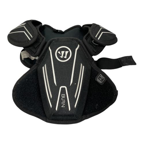 Used Warrior RIB CAGE Lacrosse Rib Pads Black SM 11735-S000358130